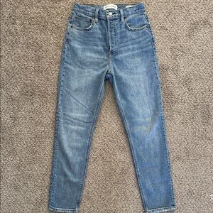 Aritzia Denim Forum Yoko high rise slim jeans